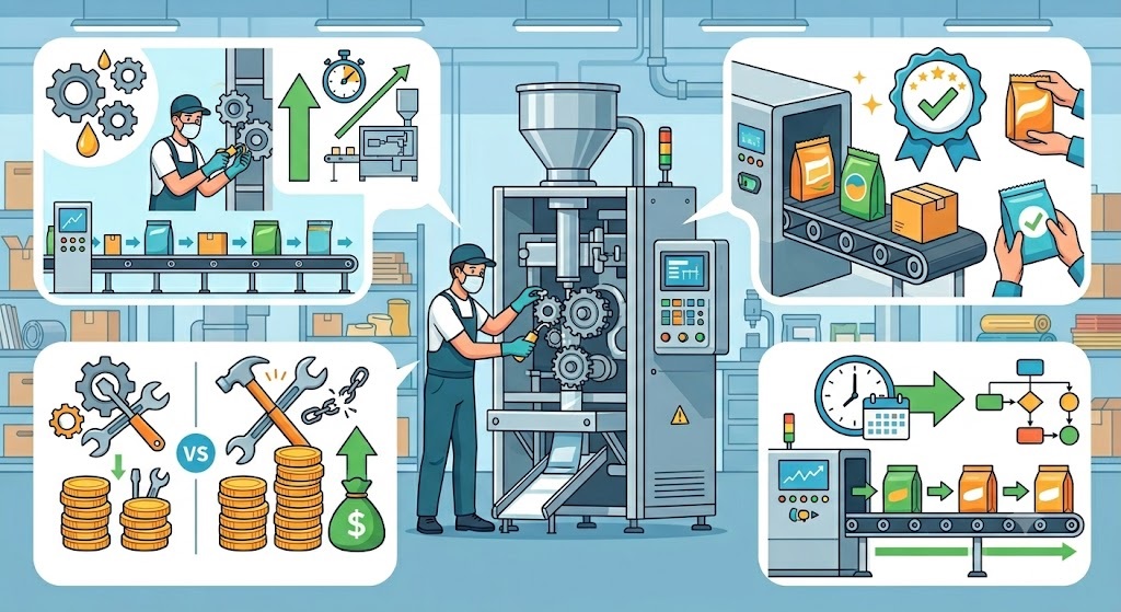 Tại sao doanh nghiệp cần phải bảo trì máy đóng gói định kỳ?