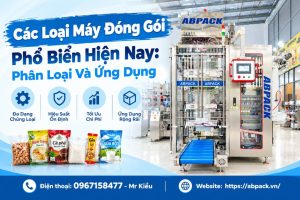 Các Loại Máy Đóng Gói Phổ Biến Hiện Nay: Phân Loại Và Ứng Dụng