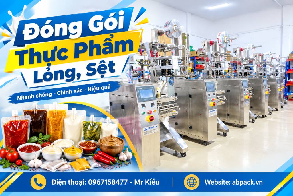 máy Đóng gói thực phẩm lỏng, sệt